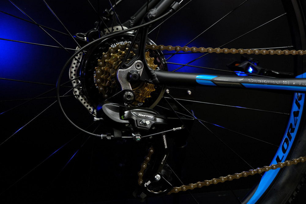 Lorak Sel 8900 HD Чёрный/Синий Матовый 21р (на рост 183-190)