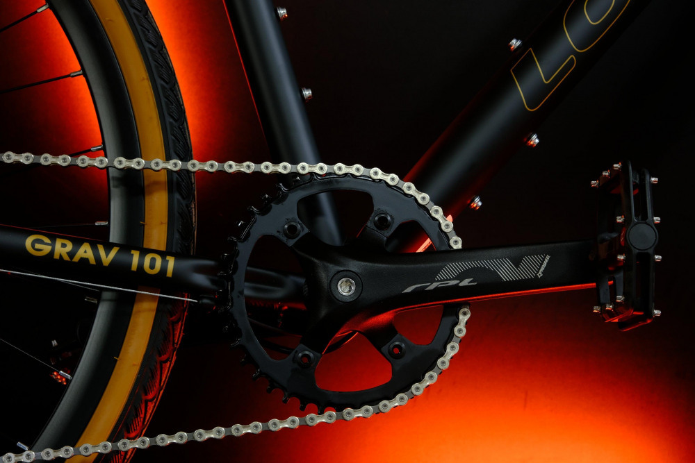 LORAK Grav 101 550mm Матовый Чёрный/Коричневый